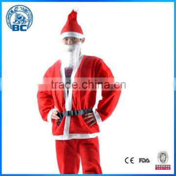 2015 Chirstmas Suit for Cosplay 5 PCS Set Of Santa Clothes Thin Santa Claus Suit photo-3