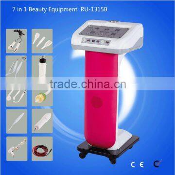 RU-1315B,7 in 1 beauty salon equipment with red stand(CE Approved)