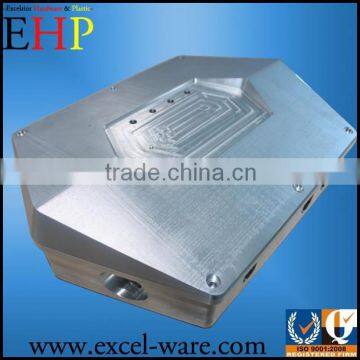 CNC lathe laser engraving polished Aluminum part