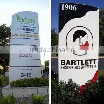 Metal Pylon 3d Led Sign Board Shop Sign