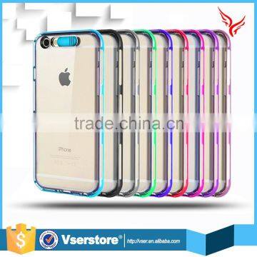 Hot sale transparent cool TPU light up mobile phone back cover case for iphone 5C                        
                                                Quality Choice