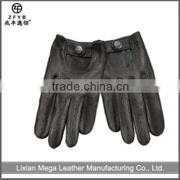 men's top motorcycle glove with deer leather