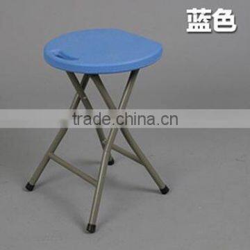 Small light easy finishing Round folding bench for coffee,reading and other outdoor activities