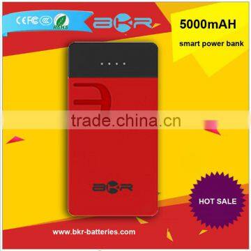 rohs power bank 5000mah external battery charger/mobile power station
