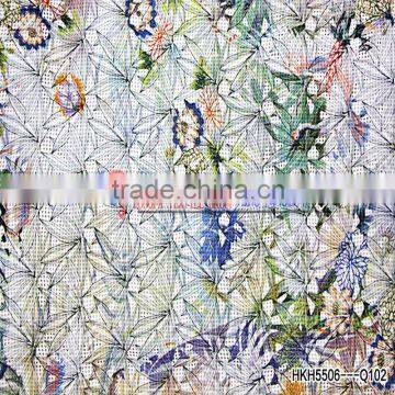 Embrodiery Thread Fabric For Dress Fashion/Women Wear