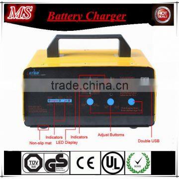 12V 4/12/25A rechargeable battery chargers in intelligent style