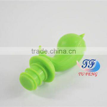 2016 New Style Silicone Rubber Wine Bottle Stopper Monster Shape