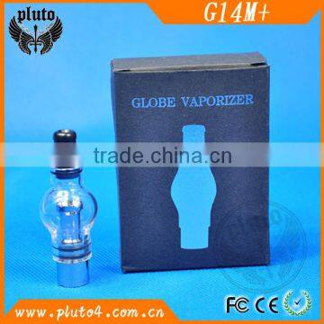 Top quality glass globe vaporizer pen glass bulb atomizer from pluto