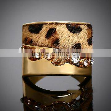 Latest ring designs for girls trendy leopard print ring