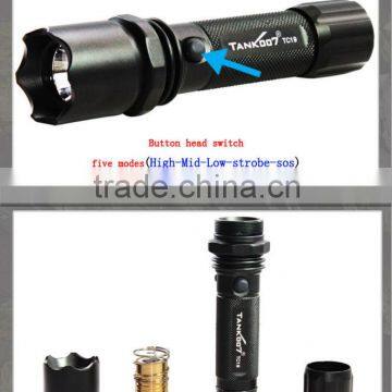 Led Torch Outdoor Strong Flashlight Rechargerable Led Lamp TC19 photo-5