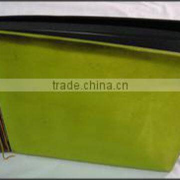 Black & Green Cover In Glued Silver Paper - AABH61