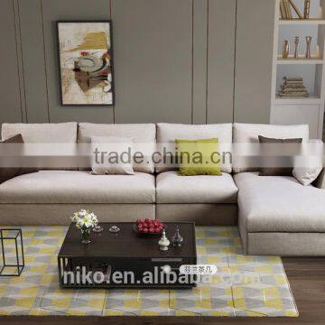 New collection high quality Boga Luis Fabric Down Morden Sofa Set