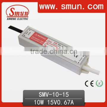 10W 15V Waterproof LED Power Suppyl SMV-10-15