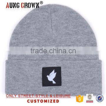 One size classic winter beanie cap/adult sports beanie