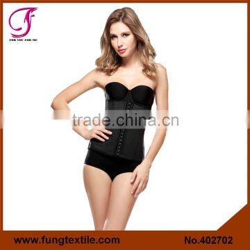 4027 2015 Stock Available High Quality Black Latex Waist Cincher