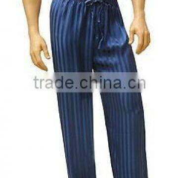 Jacquard Men's Silk Robes Print Sleep Pants Boxers Silk Jacquard Pajama Sets photo-6