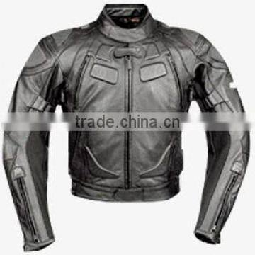 DL-1190 Leather Motorbike Jacket , Leather Racing Jacket