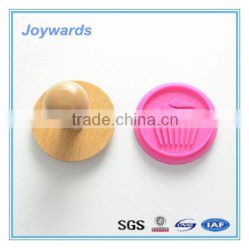 Custom Silicone Rubber Wooden Stamp Cookie Stamp