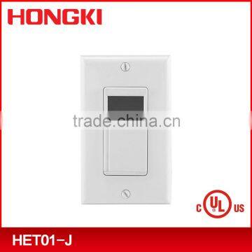UL CUL 120V Single Pole Latching relay control digital timer switch no neutral wire required
