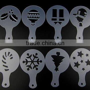 food grade plastic coffee stencil for chrismas                        
                                                Quality Choice