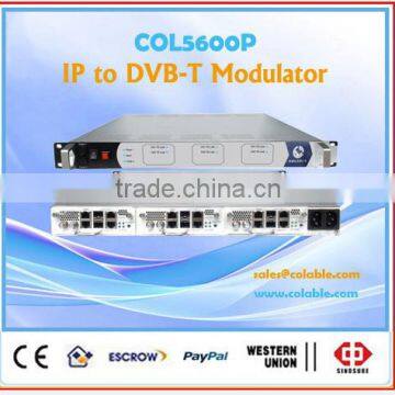 Cable tv audio/video modulator ,IP to DVB-T r f Modulator,dvb t rf modulator COL5600P