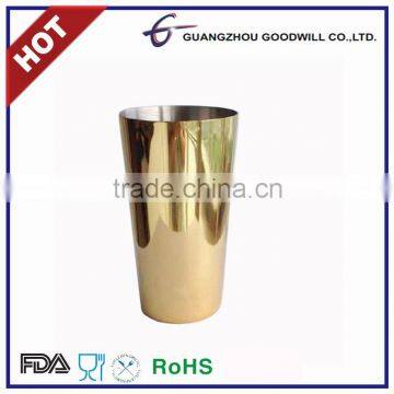 Shaker bottle Stainless Steel 700ml gold plating