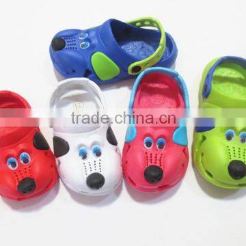 unisex cartoon dog kids animal clogs eva sandals cheap wholesale