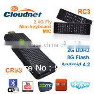China Full hd Sex 1080p Porn Video Android 4.4 Mini pc tv Box RK3188 Quad Cpre CR9S With WIFI Bluetooth 4.0 TV Stick photo-3