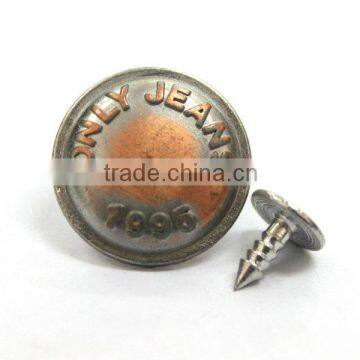 2014 20mm metal buttons for garment