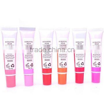 The Newest Romantic Bear Long Lasting 6 Lip Colors Lipgloss Peel off Liquid Matte Lipstick photo-3