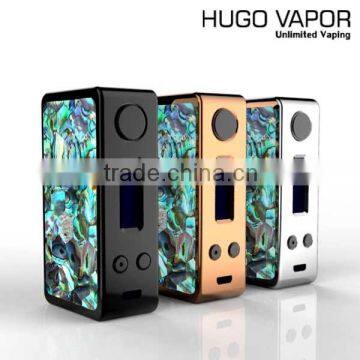 2016 hottest HoneyHive 80W TC vape mod with real new zealand abalone shell 80W box mod hugo vape mod wholesale