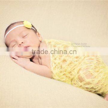 Crochet Newborn Mohair Wrap baby Photography Prop Baby Girl Wrap