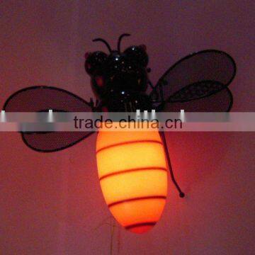 Children Cartoon Insect Craft Wall Lamp