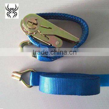 1 inch webbing material Ratchet Strap / lifting mateiral lashing / tie downs