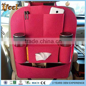 Car Seat Back Organizer With Screen For Ipad Tablet Pocket