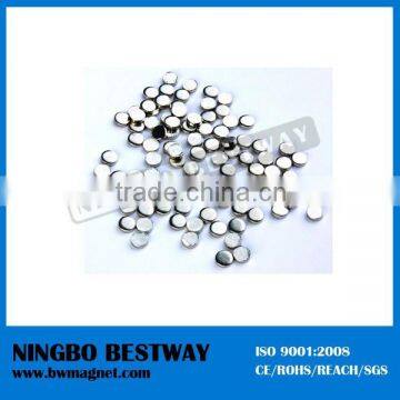 NdFeB Strong Disc Magnets D5.0 x 1.0mm N35 Nickel coated
