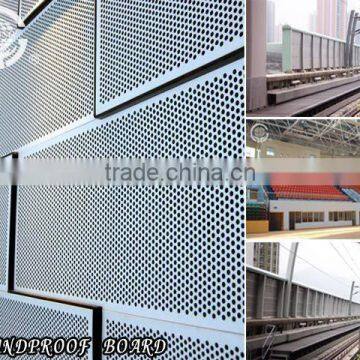 Aluminum perforated acoustic ceiling board for highway