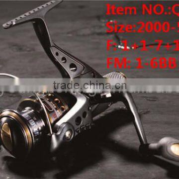 Q8R Series Middle End Four Style Size 2000-5000 1+1-7+1BB Rear Drag Fishing Reel