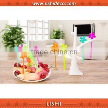 Flower Style Cute Fruit Fork Set