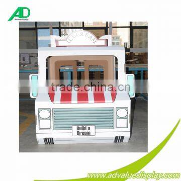 Alibaba online store buy a cardboard box car for kids,corrugated paper material