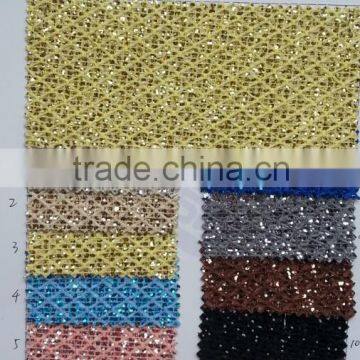 Glitter fabric leather for shoes