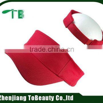 UV protection red and blue sun visor cap