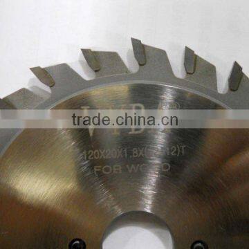 120x(12+12)T TCT Saw Blade-adjusted Scoring(double) for Wood Cutting photo-2