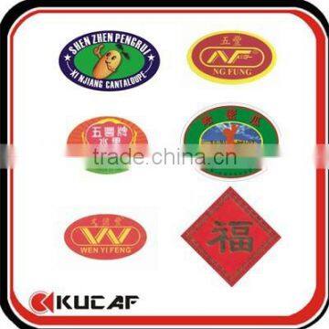 oem&odm reusable adhesive sticker labeling