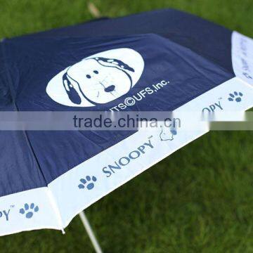 Best sale for mini three folding umbrella with Snoopy logo