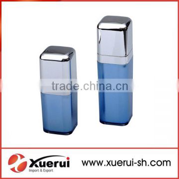 cosmetic square rotary airless bottle with ABS cap