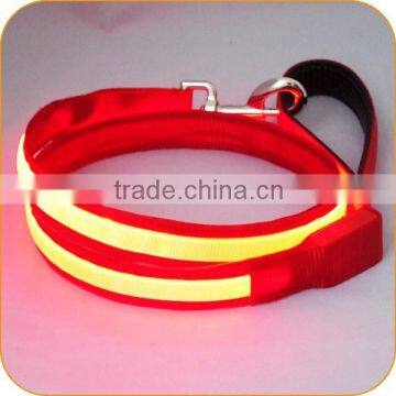 Best Selling High Quality Nylon Webbing Sport Dog Pet Leash Glowing in Dark