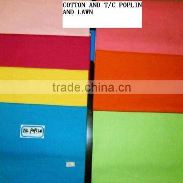 HIGHT QUALITY TC POPLIN FABRIC DYED