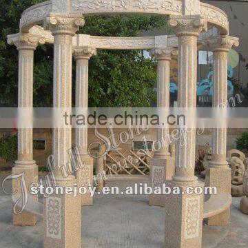 Garden Granite Gazebo, yellow granite gazebo