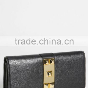 designer leather clutch wallet